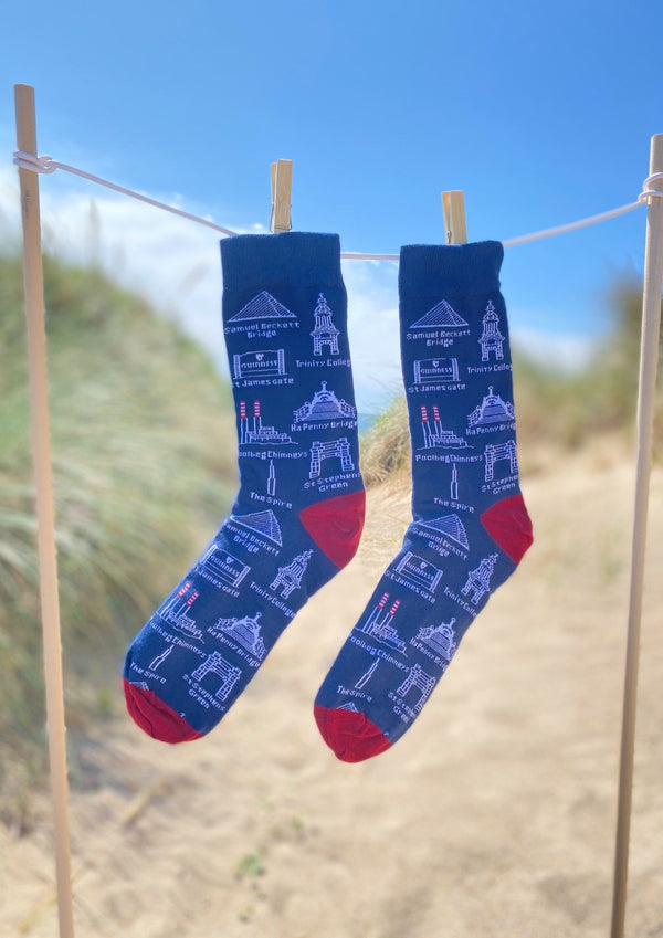 Dublin Landmarks-Organic cotton socks