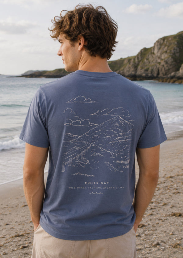 Moll's Gap (Blue Grey) - 100% Organic Cotton t-shirt